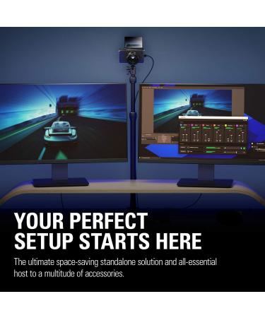 Elgato Master Mount L - Premium Desk Clamp with Extendable Pole | 1/4 inch Thread for Lights, Cameras, Microphones | Ideal for Streaming, Videoconferencing, Studios - Buy Online on GoSupps.com