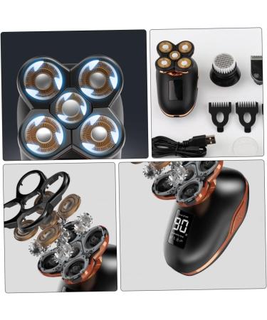 Mikinona 1 Piece Fashion Shaver Men Face Razor Trimmer for Men Professional Cordless Shaver Charging Stylish Abdominal Muscles Black - Buy Online on GoSupps.com