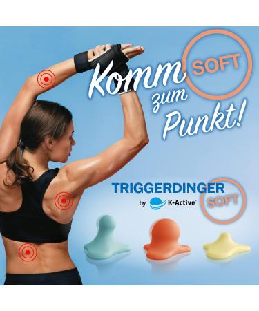 Triggerdinger by K-Active Comfy Set | Soft Trigger Point Pressing Massage Device for Self-Treatment | Relieve Tension Effortlessly - Buy Online on GoSupps.com