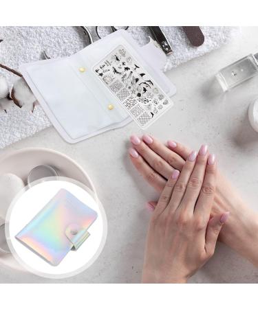 Buy Lurrose Nail Art Stamp Holder - 2-Piece Collection with 20 Slots for Organizing & Storing Stamping Plates - Perfect for Nail Art Enthusiasts | International Shipping Available - Buy Online on GoSupps.com