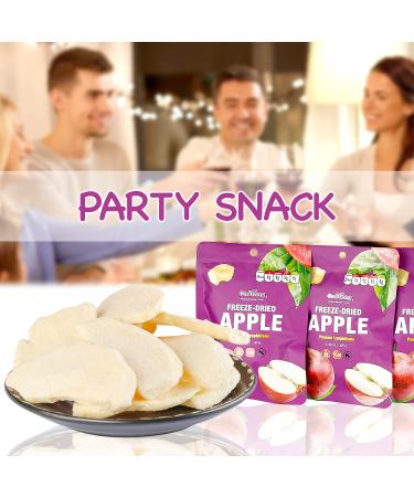 ONETANG Freeze-Dried Apple Chips 10 Pack - Non GMO, Kosher, Gluten-Free, Vegan Snack - 0.35 oz Single-Serve Packs - No Added Sugar - Perfect Holiday Gift - Buy Online on GoSupps.com