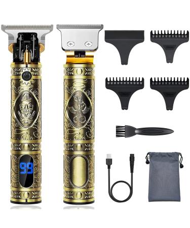 Men's Hair Clipper Professional Electric Beard Trimmer for Men Rechargeable Wireless Hair Cut T-Blade R
