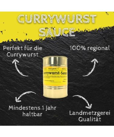 Currywurst Sauce 400g - Gourmet Canned Sauce for Delicious Ready Meals | International Shipping Available - Buy Online on GoSupps.com