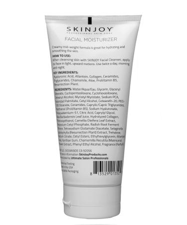 Hydrating Face Moisturizer for Dry Skin with Hyaluronic Acid & Collagen | 183ml Facial Skincare - Buy Online on GoSupps.com