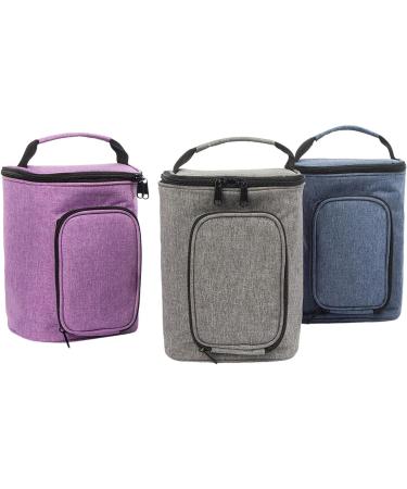 Harilla Large Capacity Carrier Bag for Oral Showers | Storage & Cosmetic Accessories | Blue with Mesh Pocket - Buy Online on GoSupps.com