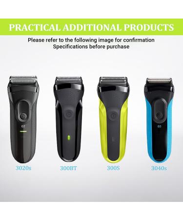 Replacement Scherkopf 3 Razor Head Accessories for Braun Series 3 - Compatible with 3040s 3050cc 3000s 3010S 3020S - Buy Online on GoSupps.com