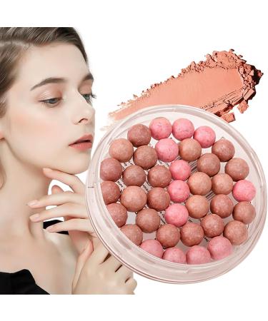  Teksome Blush Face & Cheekbones Bright Powder Beads High Pigmentation Facial Beauty Product And Progressive Application For Women And Teens - Buy Online on GoSupps.com