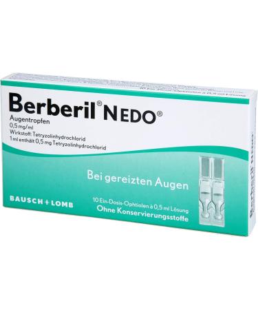 Buy Berberil N EDO Eye Drops 10x0.5ml - Fast International Shipping - Buy Online on GoSupps.com