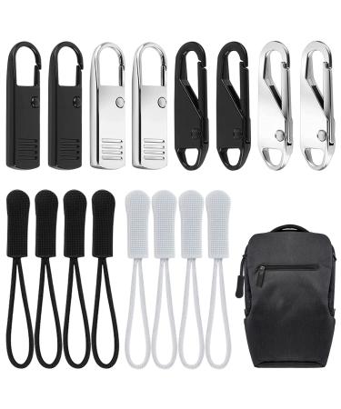 Zipper Zipper Metal Zipper Zipper for Zipper 16 pieces Zipper Pulls for Clothing Jacken Pocks Tent Luggage Luggage Backpack