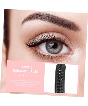 Eyelash Curler Portable Eyelash Dot Eyelash Holder Heated Eye Lash Curler Makeup Tool Beauty Tools Electric White to Rotate Abs 14.5X2.2X2.2CM - Buy Online on GoSupps.com