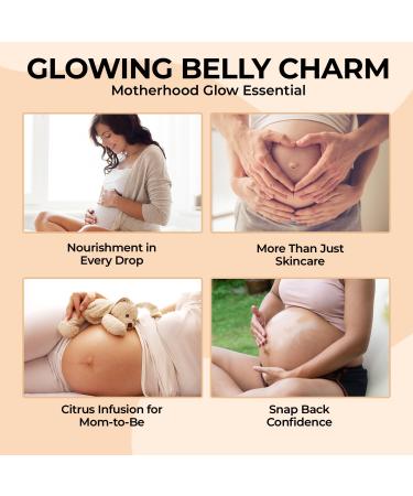 Fearless Mama Belly Oil | Prevent Stretch Marks & Soothe Skin | Quick-Dry Pregnancy Body Oil with Shea & Vitamin E - Buy Online on GoSupps.com