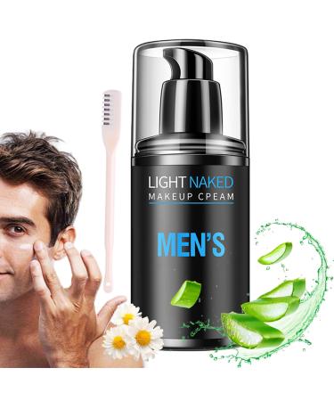 Men's Makeup Cream for Brightening Moisturizing & Spots Covering Moisturizing Concealer Cream for Men with Face Hair Trimmer Refreshing Men Tone Up Face Cream Balance Skin Tone (1PCS #) 1 g (Pack of 1) 1pcs