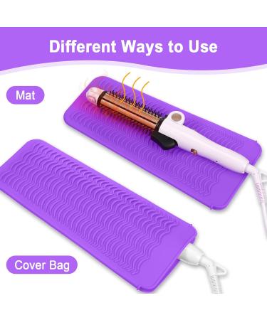 Shappy 2-Piece Heat Resistant Flat Iron Case & Travel Bag | Neoprene Curling Iron Holder - Mandragora - Buy Online on GoSupps.com