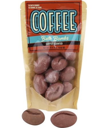 Gift Republic Coffee Bath Bombs 10-Pack - 150g | Infused with Rich Coffee Scent - Buy Online on GoSupps.com