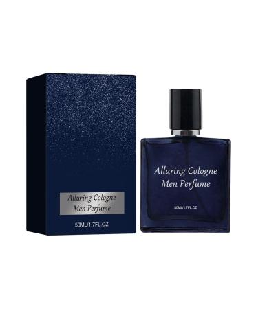 Cologne for Men - Charming Eau de Perfume - Long Lasting Pheromones Perfumes Elegant and Fresh Fragrance to Unleash Masculinity 50ml/1.7 Fl.Oz Blue