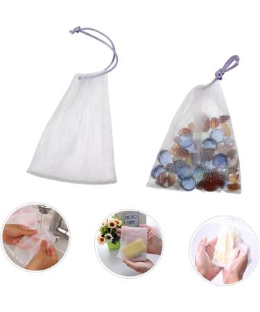 Baluue 40pcs Soap Bag Soap Net Foaming Net Bar Soap Face Soap Mesh Cosmetic Bag Soap Bar Foamer Bag Nylon 12x9.5cm Random Color - Buy Online on GoSupps.com
