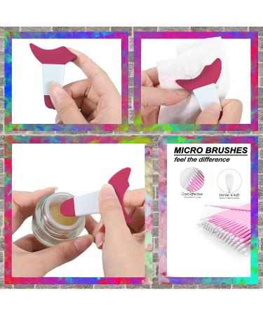 2 Pcs Red Eyeliner Stencils - Thin, Reusable Silicone for Precise Eyeliner Application and Mascara Guard - U-Red - Buy Online on GoSupps.com