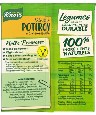 Knorr Pumpkin velout with cr me fra che - 30cl carton - Buy Online on GoSupps.com