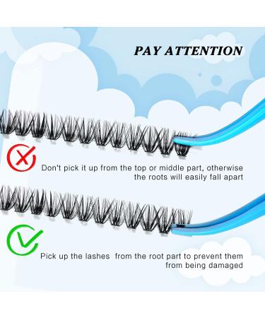 300 Pcs Cluster Lash Kit 20D+40D+50D - DIY Lash Extensions for Natural Volume Look - Easy to Apply Thin Band - C-Mix 9-16mm - Buy Online on GoSupps.com