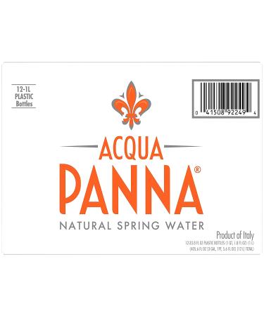 Acqua Panna Natural Spring Water 33.8oz Plastic Bottles (12 Pack) - 12 Count 33.8 fl oz Bottled Water - Buy Online on GoSupps.com