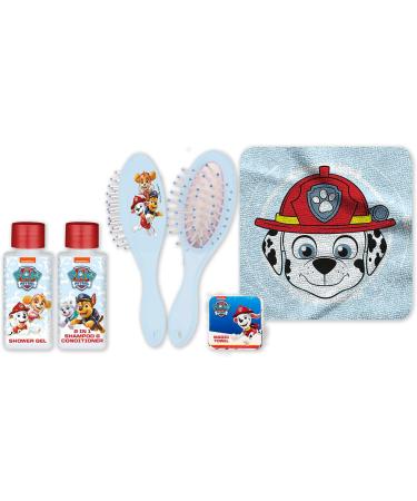 Shop PAW Patrol Beauty & Care Set - 5-Part Capital Purpled Kit with Shampoo Shower Gel Hair Brush & Towel | Perfect Gift & Travel Essentials for Kids - Buy Online on GoSupps.com