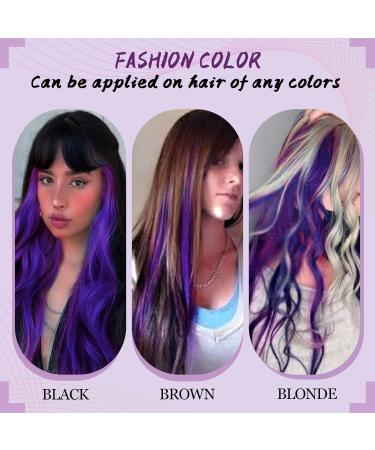 Runatur Real Hair Extensions | Purple U Tip Keratin Fusion | 35cm 14 Inch 20g 25 Strands - Buy Online on GoSupps.com