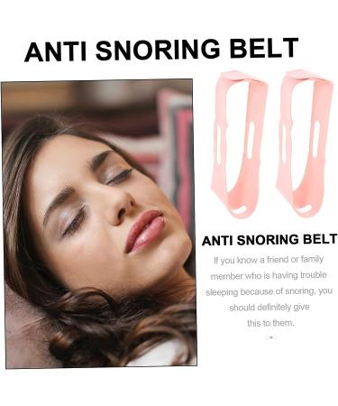 Hemoton Adult Snoring Belt 2pcs | Anti-Snore Chin Strap for Snoring Solution | Pink Mesh Snoring Chin Strap Set - Buy Online on GoSupps.com