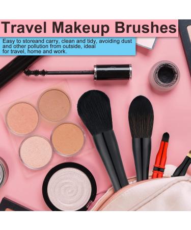 Zubebe 2 Pcs 4 in 1 Makeup Brush Set - Contouring Foundation Blush & Eyeshadow Brushes | Travel-Friendly Double-Ended Design for Liquid & Cream Makeup - Buy Online on GoSupps.com