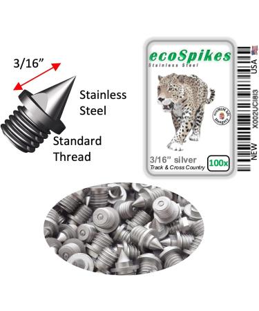 3/16 Stainless Steel Track and Cross Country Spikes - Bag of 100 - Buy Online on GoSupps.com
