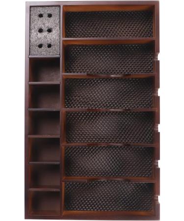 Barber Clipper Storage Tray Wooden Large Area Barber Clipper Holder Organizer Tray - Buy Online on GoSupps.com