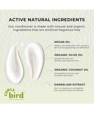 Deep Curl Conditioner for Adults & Kids | Natural Organic Argan Oil | Fragrance Free | Leave-in or Wash Out | 8 Fl Oz - Buy Online on GoSupps.com