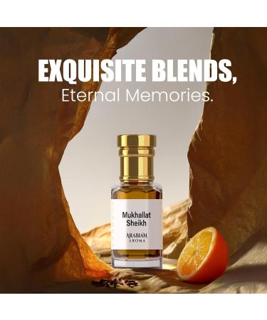 Mukhallat Sheikh Perfume Oil Attar Fragrance with Rose and Oud Notes Mukhallat Perfume Oil Non Alcoholic Arabian Attar Long Lasting Oriental Fragrance - Buy Online on GoSupps.com