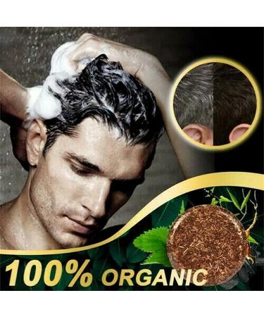  PHFTRCEW 3Pcs Earth Toner Darkening Shampoo Bar Earth Toner Hair Darkening Shampoo Bar Mane Gray Reverse for Gray Hair Unisex - Buy Online on GoSupps.com