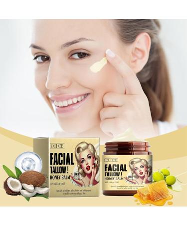 Organic Beef Tallow and Honey Balm | Moisturizer for Dry Skin | 4.23 oz Body Butter - Buy Online on GoSupps.com