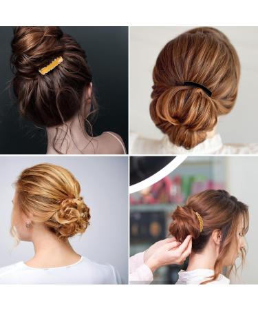 Ouligay 12Pcs Hair Combs Slides Hair Side Combs Plastic French Twist Decorative Hair Accessories for Girls Women Bridal Wedding - Buy Online on GoSupps.com