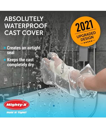 Waterproof Arm Cast Cover - Reusable Adult Half Arm Seal for Shower - 3 Pack - Buy Online on GoSupps.com
