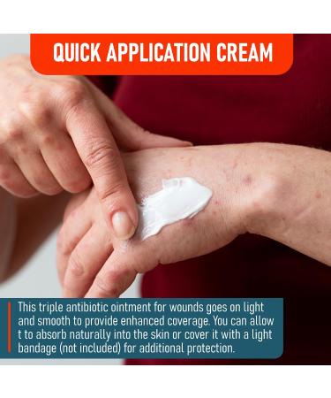 Triple Antibiotic Ointment Packets - 144 Box | Fast Healing First Aid Cream with Bacitracin Zinc & Neomycin Sulfate for Wounds Burns Cuts & Scratches - Buy Online on GoSupps.com