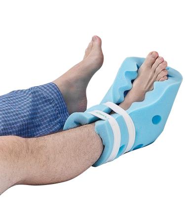 Posey TIDI Heel Guards One Size Fits All Foam Light Blue Qty: 1 Pair Of Heel Guards Per Package Foam Heel Protectors For Pressure Injuries Heel Off-Loading Devices Home Care (6127)