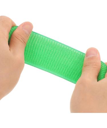 VANZACK Fitness Arm Band - 2pcs Elastic Workout Loop Bands for Legs & Arms | Ideal for Yoga & Gym Training - Green - Buy Online on GoSupps.com