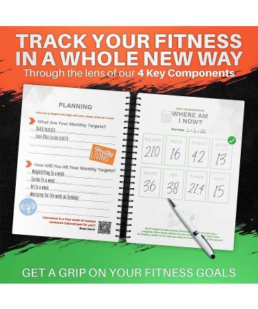 Exercise Journal & Planner: Easy-to-Use Fitness & Weight Loss Tracker for Faster Goal Achievement - Buy Online on GoSupps.com