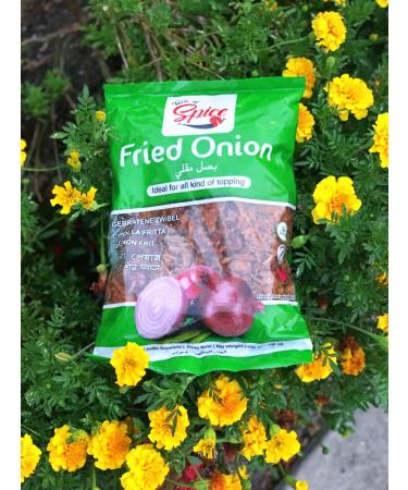 Taste of Spice Fried Onions 14oz (Pack of 2) - Crispy Fried Shallots | Gluten Free, Organic, Vegan, Non-GMO - Buy Online on GoSupps.com