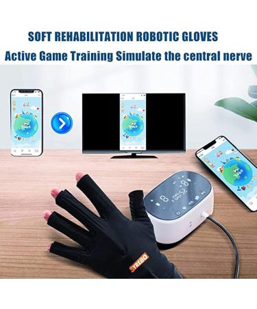 Finger Hand Training Device Rehabilitation Robot Gloves Stroke Hemiplegia Rehabilitation Training Equipment Finger Straightening Brace Guard Protector for Hand Righthand 12age(child) - Buy Online on GoSupps.com
