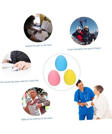 Fomiyes 9-Pack Hand Exercise Balls - Squeeze Finger Strengthening & Yoga Therapy - TPE Muscle Roll Balls for Fitness - Buy Online on GoSupps.com