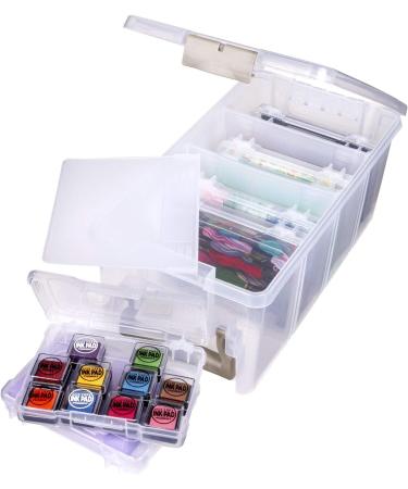 ArtBin Large Semi Satchel Craft Organizer Set with 8 Plastic Cases - Clear Photo Storage Solution - Buy Online on GoSupps.com