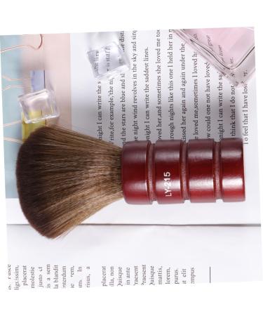 Beavorty dusters for cleaning Hair Cutting Brush Neck Duster Neck Brush Salon Brush hair brush face Wooden M Red - Buy Online on GoSupps.com