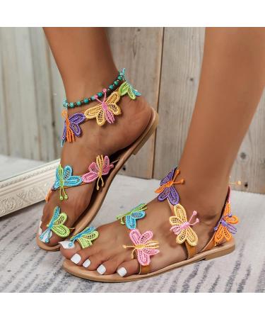 Toe Separator Womens Hallux Valgus Correction Flip Flops | Summer Orthopedic Sandals | Flat Slip-Resistant Beach Shoes EU 37 White & Orange - Buy Online on GoSupps.com