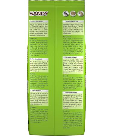 Vitakraft Sandy - Fine Mineral Sand for Chinchillas Degus & Gerbils | Gentle on Fur - 1kg - Buy Online on GoSupps.com