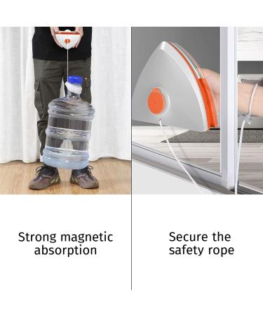 Aoikumo Water-filled Magnetic Glass Brush Double Side Glass Cleaning Brush For Window Cleaning Household Cleaning Tool Magnetic Window Cleaner Brush Thickness 0.78''-1.18''(20-30mm) 1 count (Pack of 1) - Buy Online on GoSupps.com