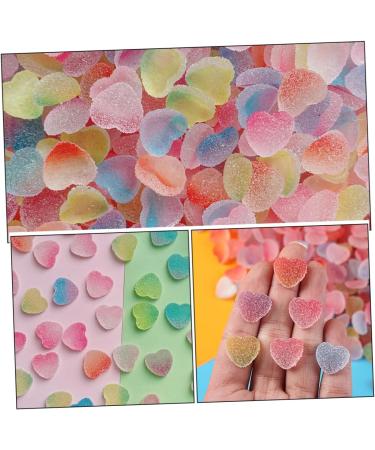 ibasenice 50pcs Simulation Gummies Faux Candy Fake Candy Decor for Home Bar Decor Candies Models Resin Candy Embellishments Desktop Soft Candy Model Taste Fudge Accessories Decorate Props - Buy Online on GoSupps.com