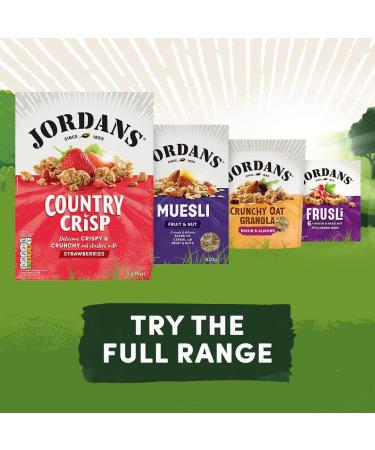  Jordans Jordans Granola No Added Sugar - Triple Nut | Breakfast Cereal | High Fiber | 4 x 425g Packs - Buy Online on GoSupps.com